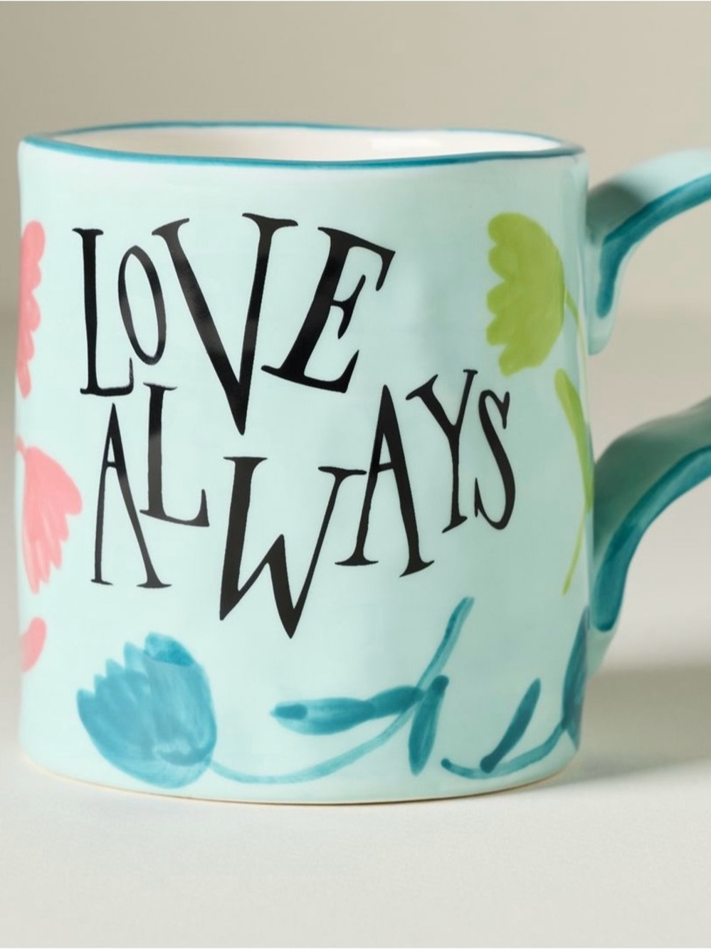 New!New in box Anthropologie Natalie Ferstendik Mother’s Day Mug in Love Always.